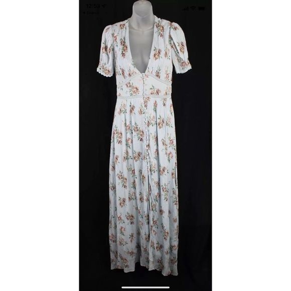 LoveShackFancy Stacy Floral Maxi Dress - Picture 6 of 6